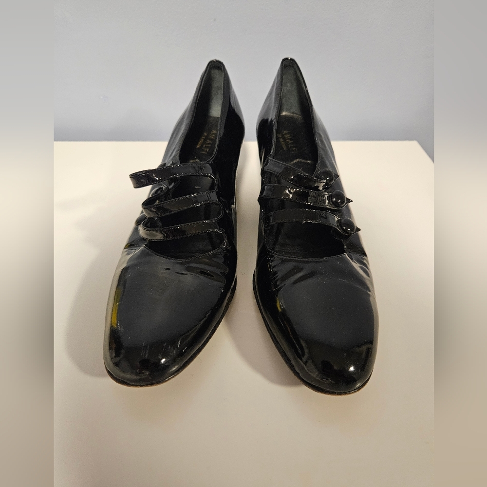 Amalfi Black Patent Leather Shoes